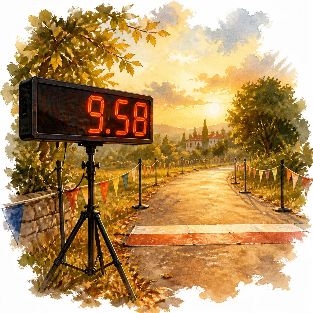The 9.58 World Record